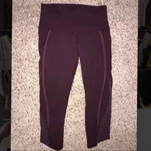 Maroon Lululemon Leggings